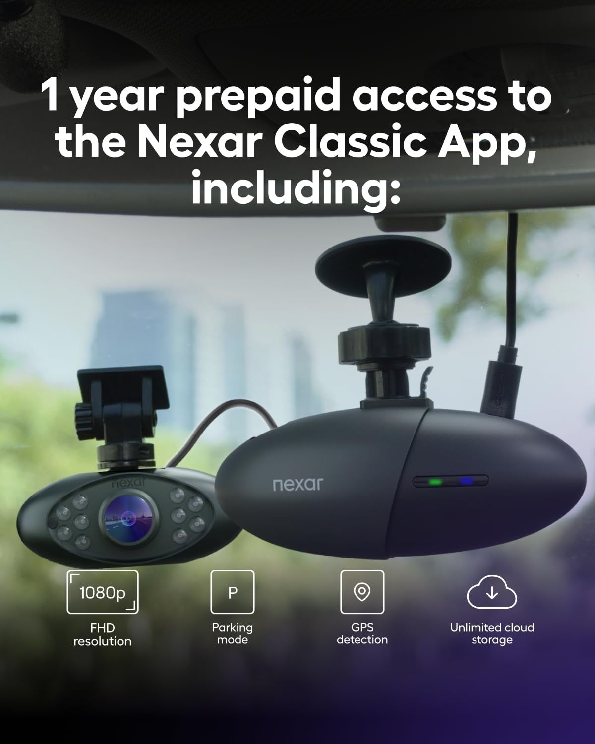 HD Dual View Car Dash Camera with Night Vision