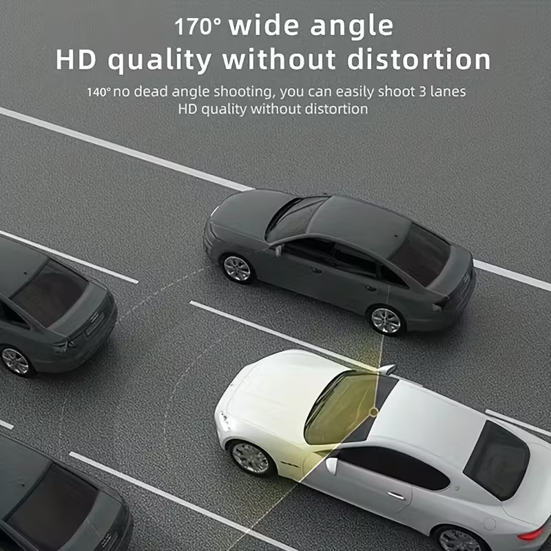 1080P Full HD Dash Cam Car Video Driving Recorder With Center Console LCD Car DV