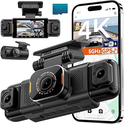 N5 PRO 4K 4 Channel Dash Cam 360 All Around View