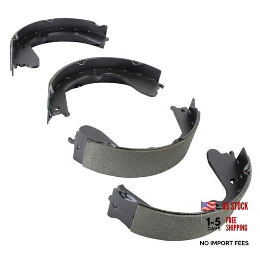 Rear Parking Brake Shoes, Compatible with 2009-2024 Chevrolet/GMC FPS973