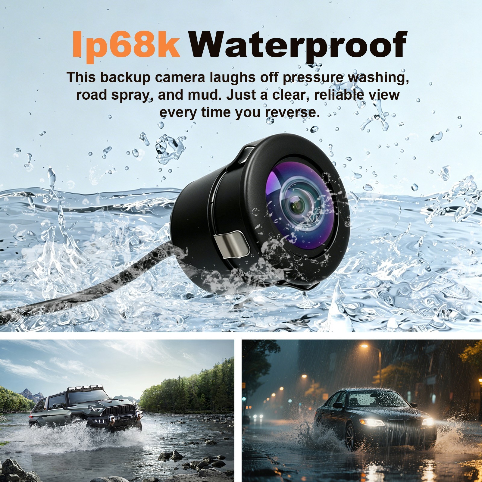 170° CMOS Car Rear View Backup Reverse Camera Parking Camera Night Vision HD