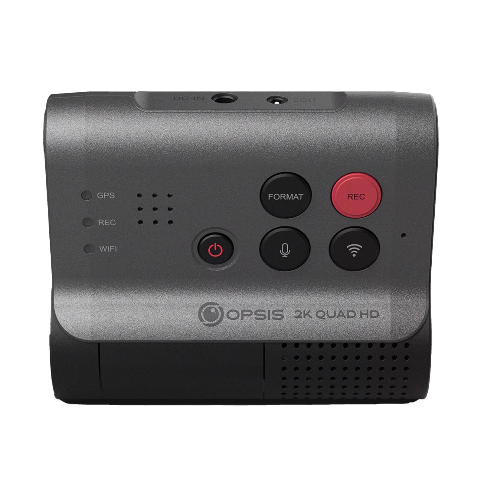 Stinger SDC-2CH2KQHD Opsis Universal 2K Quad HD Front & FHD Rear Dash Camera …