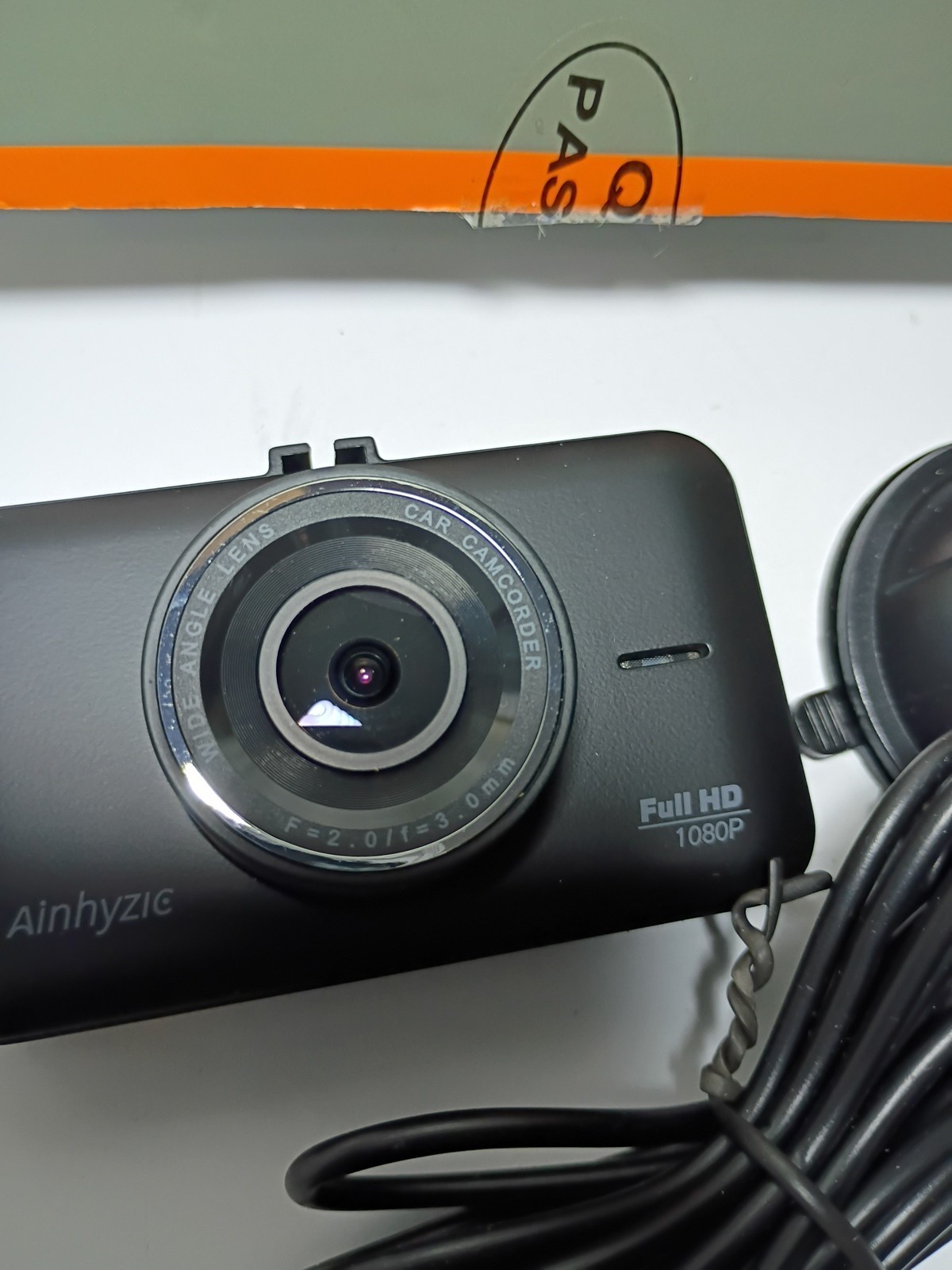 Ainhyzic 1080P Dash Cam – 3″ LCD Screen – 170° Wide Angle – G-Sensor