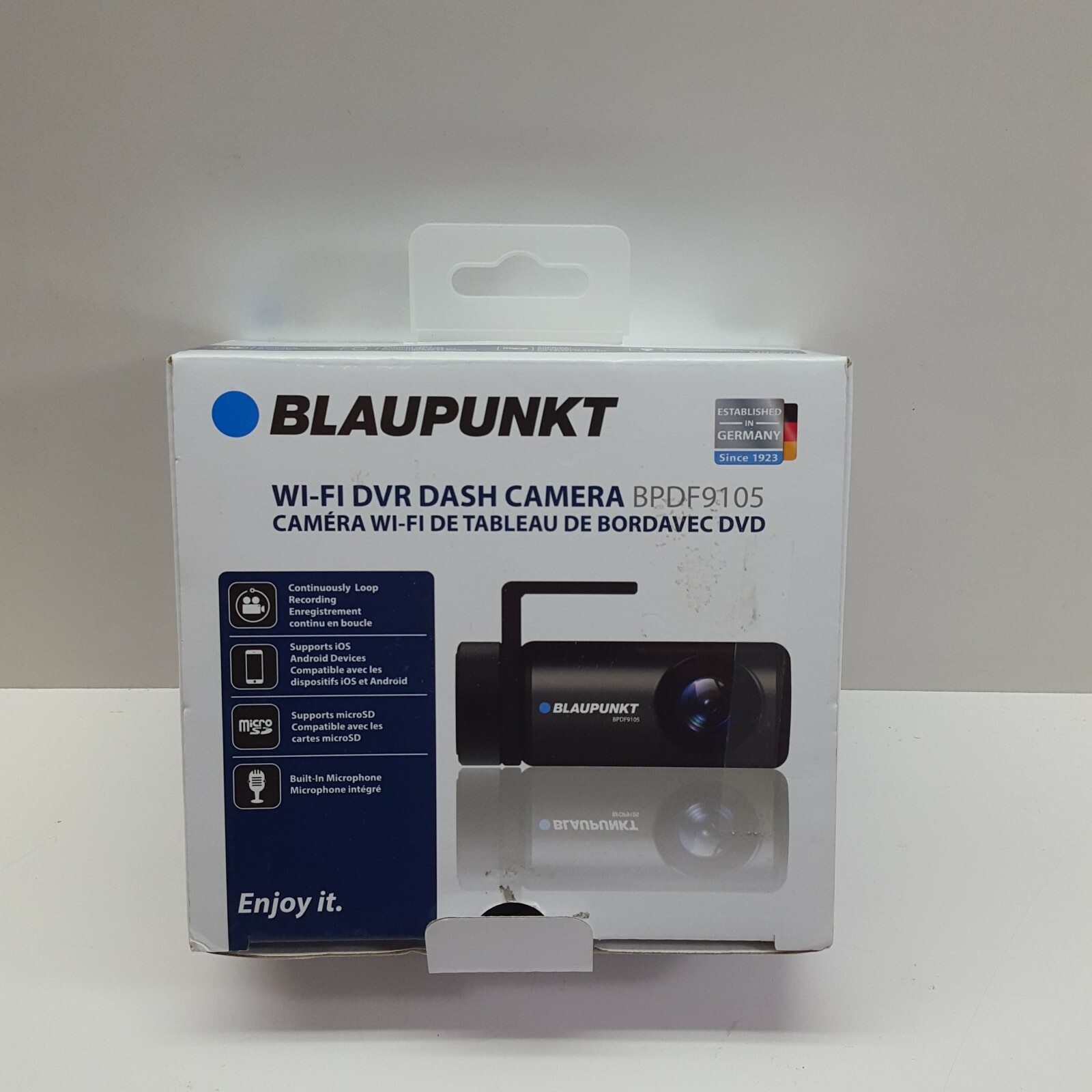 Blaupunkt Wi-Fi DVR Dash Camera BPDF9105 1.3MP 1280x720p HD recording (C2700)