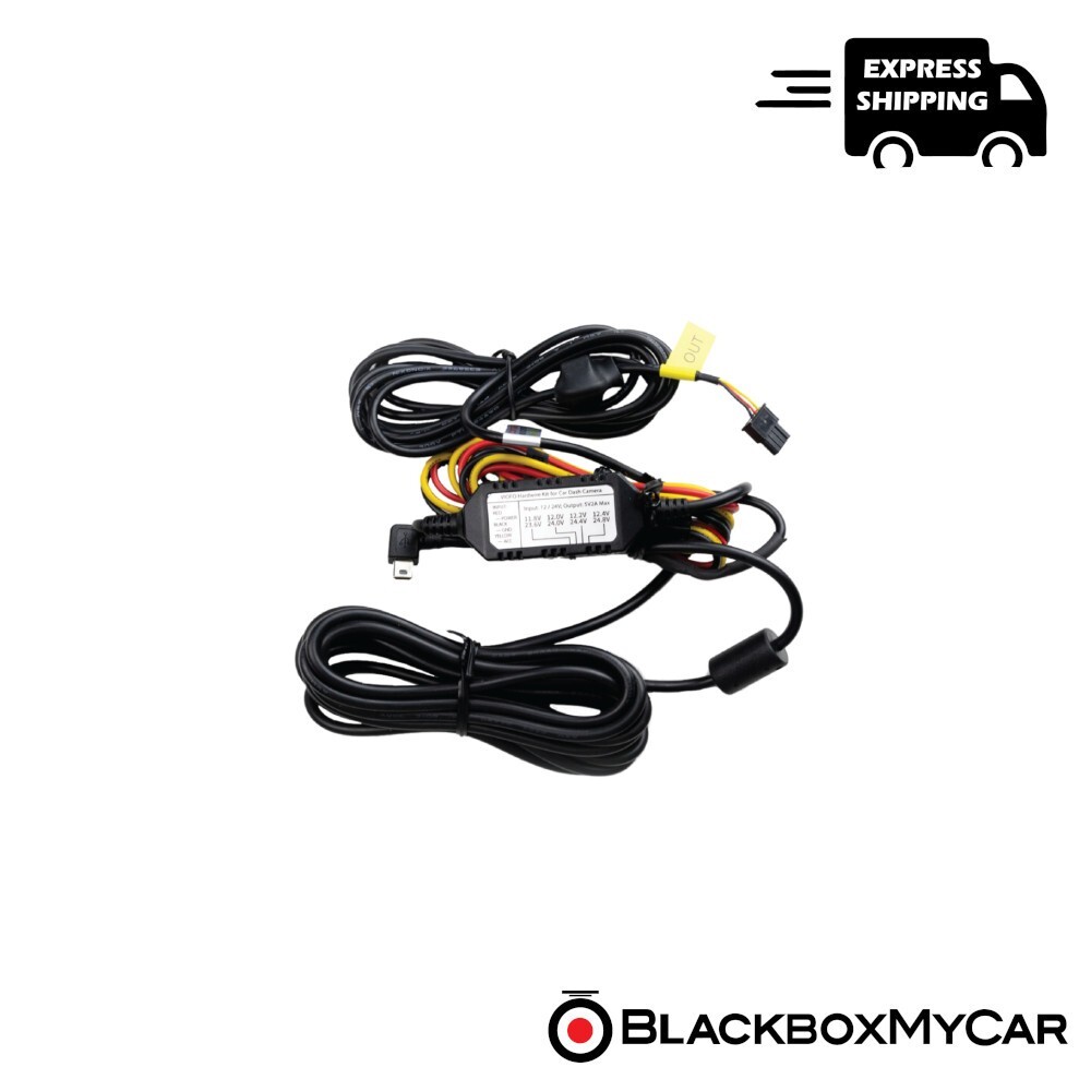 Spliced 3 Wire Hardwire Kit for the VIOFO A119 V3, A129, A129 Pro, A129 Plus Duo