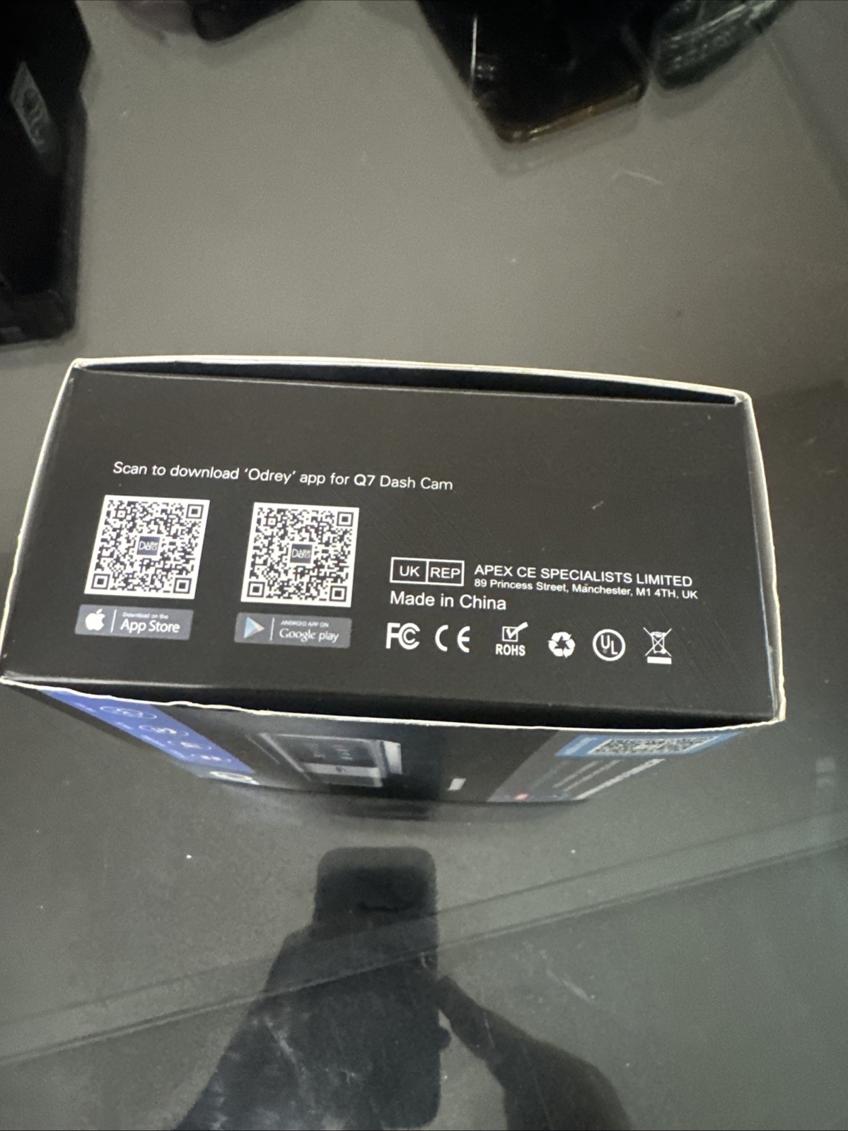 ODREY Q7 5G WiFi Car Dash Cam Front and Rear