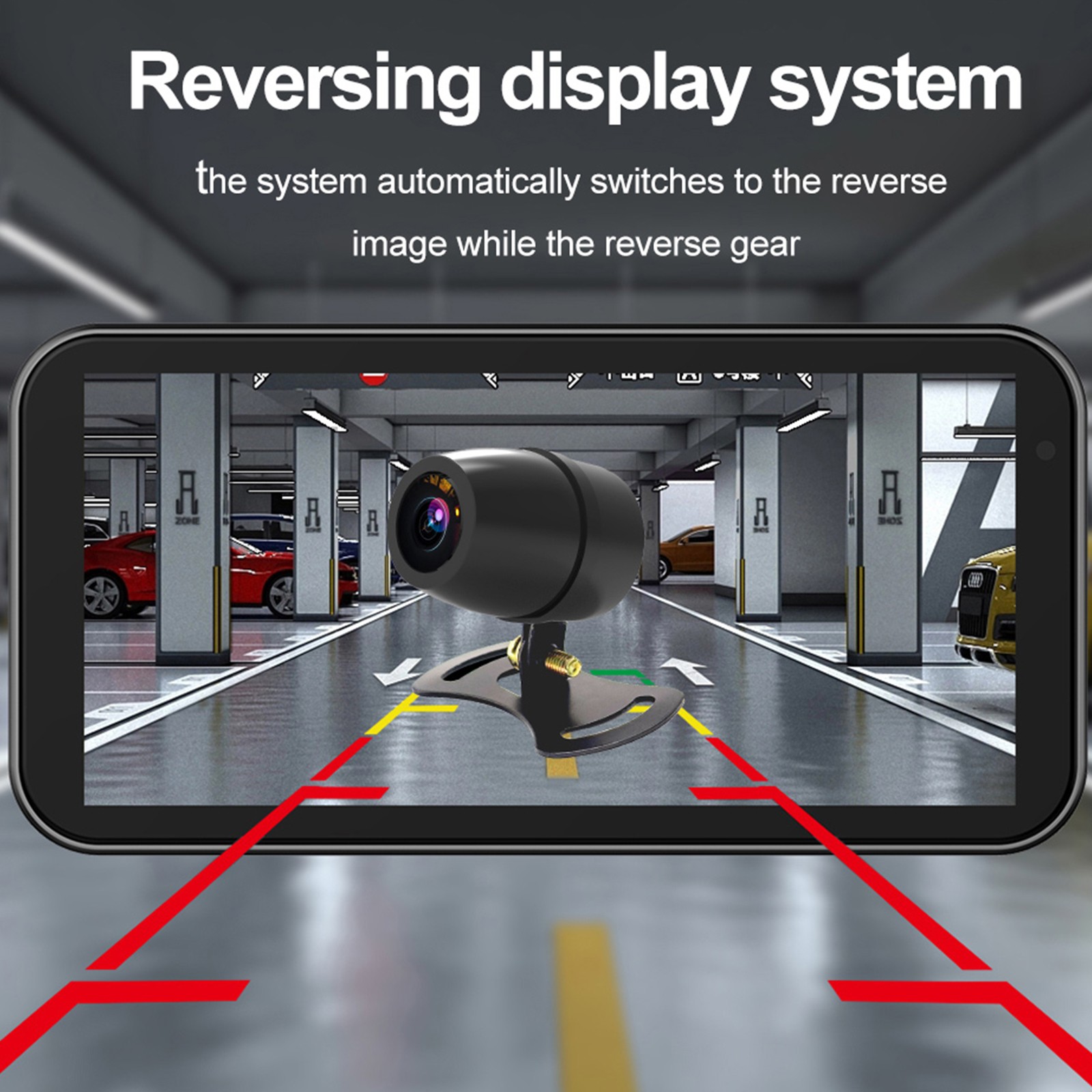 6.25″ Motorcycle GPS Navigator Wireless CarPlay Android Auto with HD Camera IP67