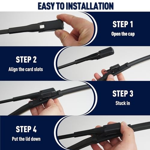 Front and Rear Windshield Wiper Blades, 3 Pcs Front and 2020-2024 For Benz GLE