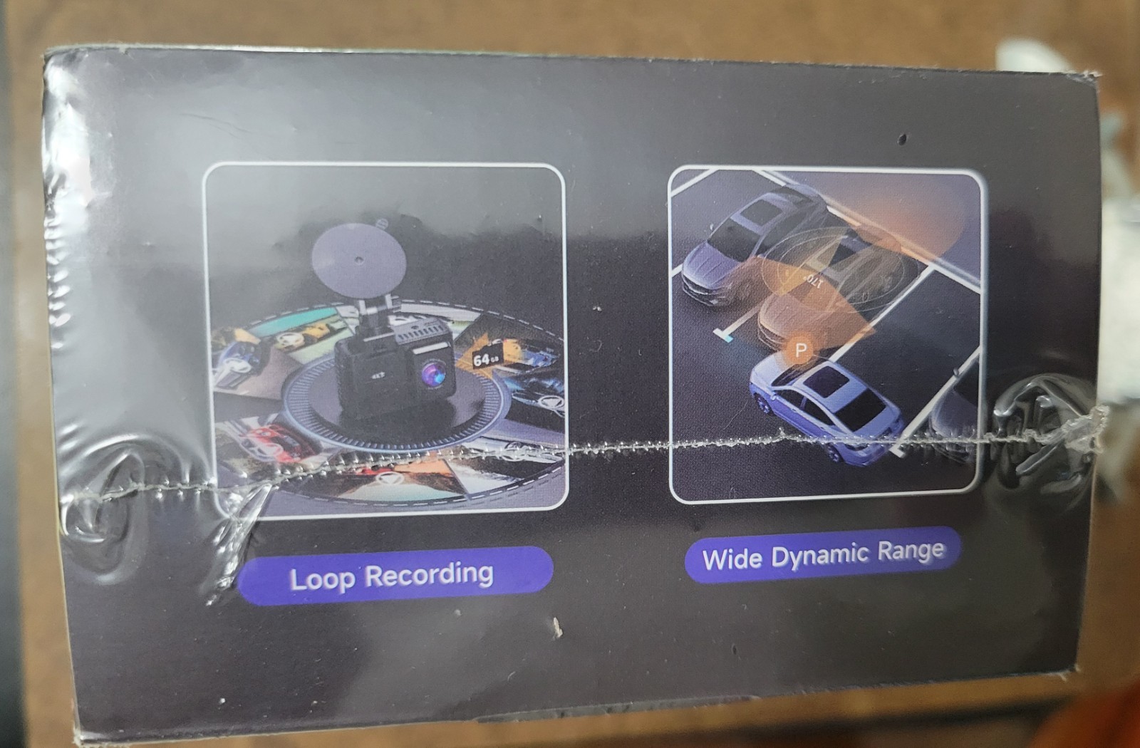 WANLIPO 4K Dual Dash Cam Front & Rear |5GHz WiFi, App Control, Night Vision NIB