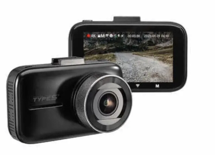 Type S Ultra HD 4K Dash Cam w APP Controlled w GPS Recording New Driving Touring