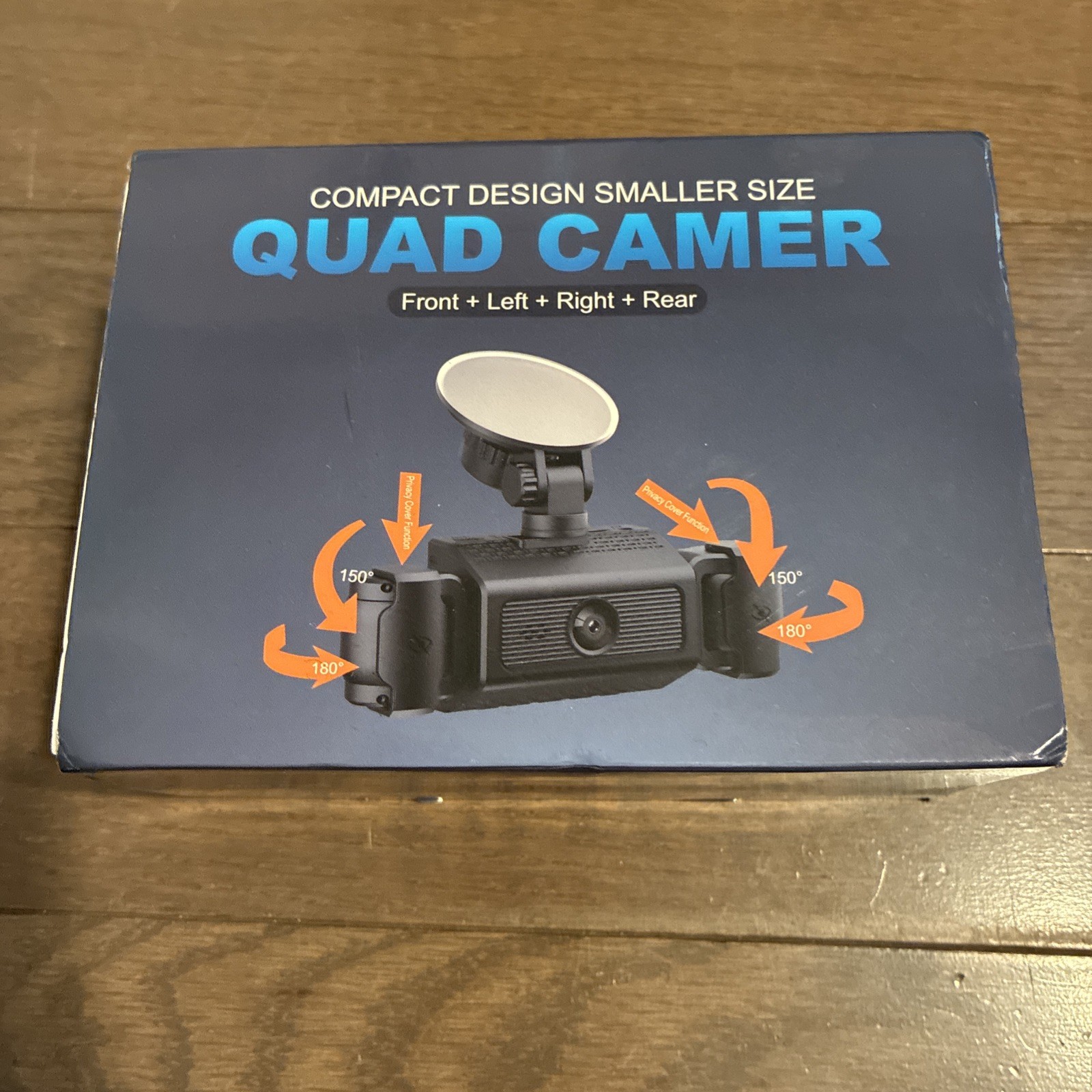 New compact design smaller size quad camera D7