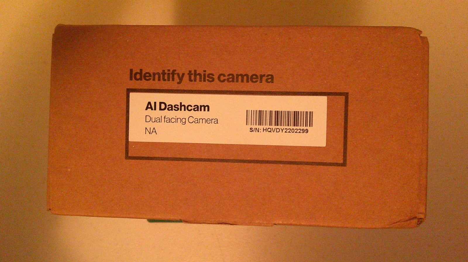 VERIZON Connect Road Dual Facing Dashcam CAMARA KP2-YZ