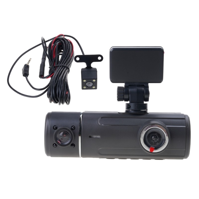 Front, Interior, Rear Camera Driving Recorders Surveillances with WiFi Function