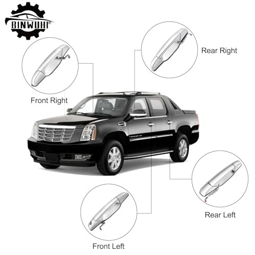 Pack of 4 Exterior Front/Rear Front & Rear Right Passenger & Left Driver Sides