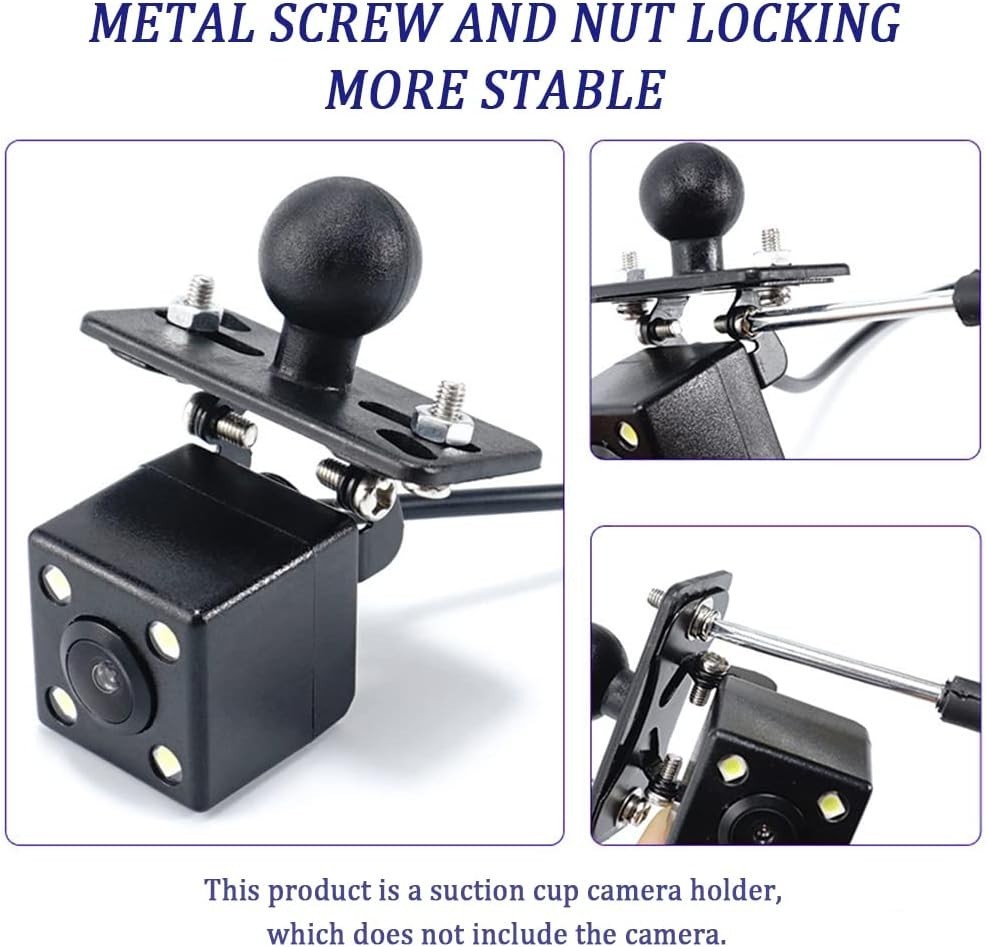 Mini 360° Suction Cup Mount for Dash Cams & Rear Cameras – Sturdy & Easy Install