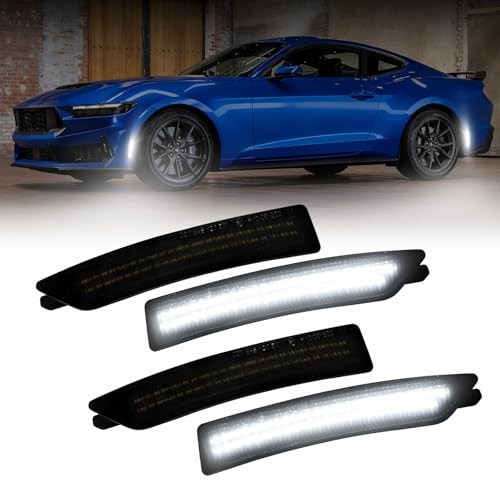 Upgraded LED Side Marker Lights White Compatible With Ford 2024-2025 & White