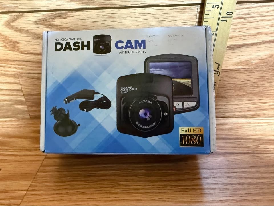 Dash Cam W/ Micro SD Slot Front Camera Night Vison 3.2 mm Full HD 1080P- new in