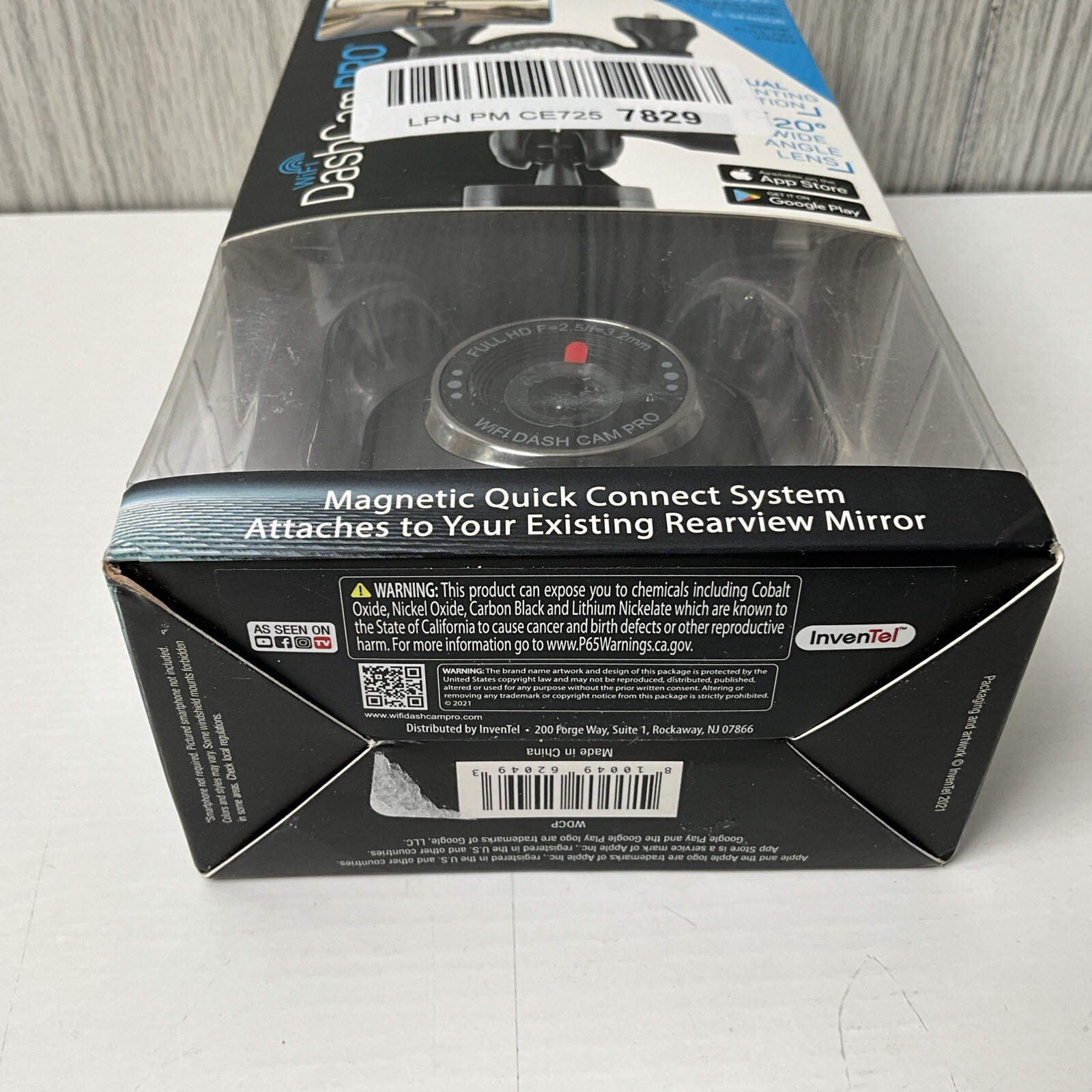 Dash Cam PRO Portable HD 1080p Video & Audio Recorder Black Brand OPEN BOX