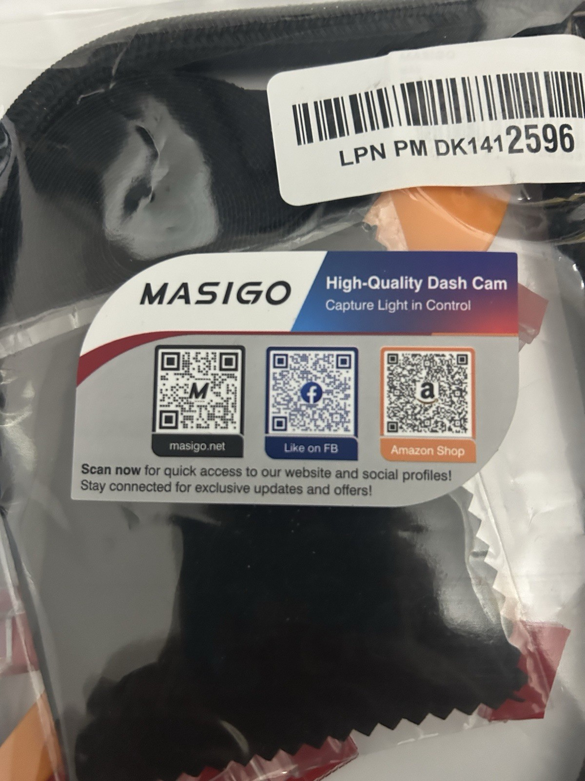 MASIGO Dash Cam Cable Management Kit-Brand New-Free Shipping