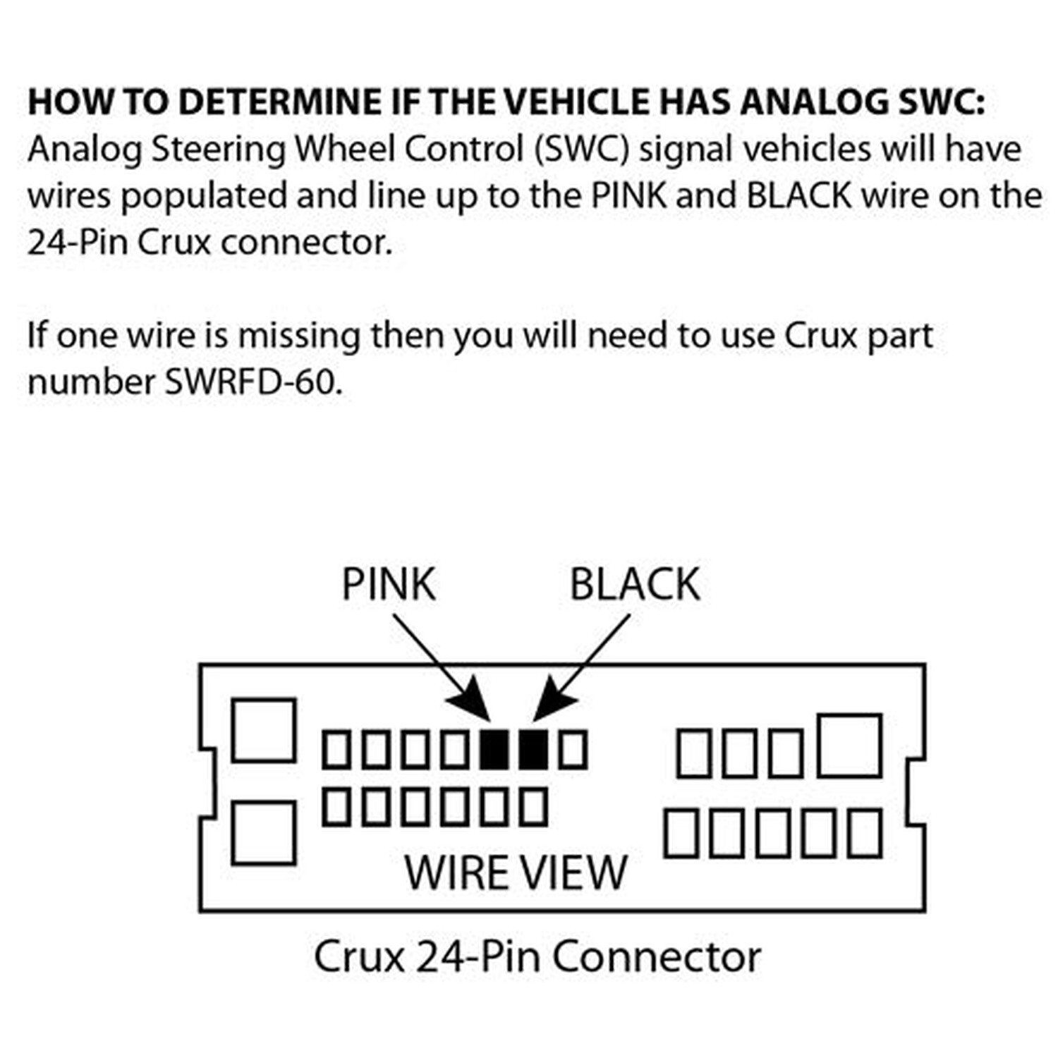 Crux SWRFD-60L Radio Replacement Interface retains Steering Wheel Control fun…