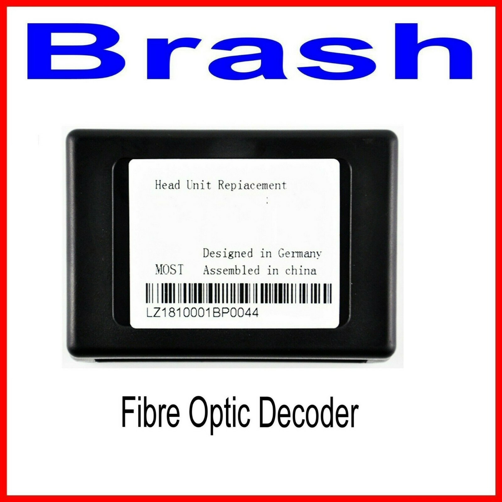 OPTIC FIBRE ADAPTOR DECODER BMW E39 / E46 / E53 / E90 / E91 / E92 / E93