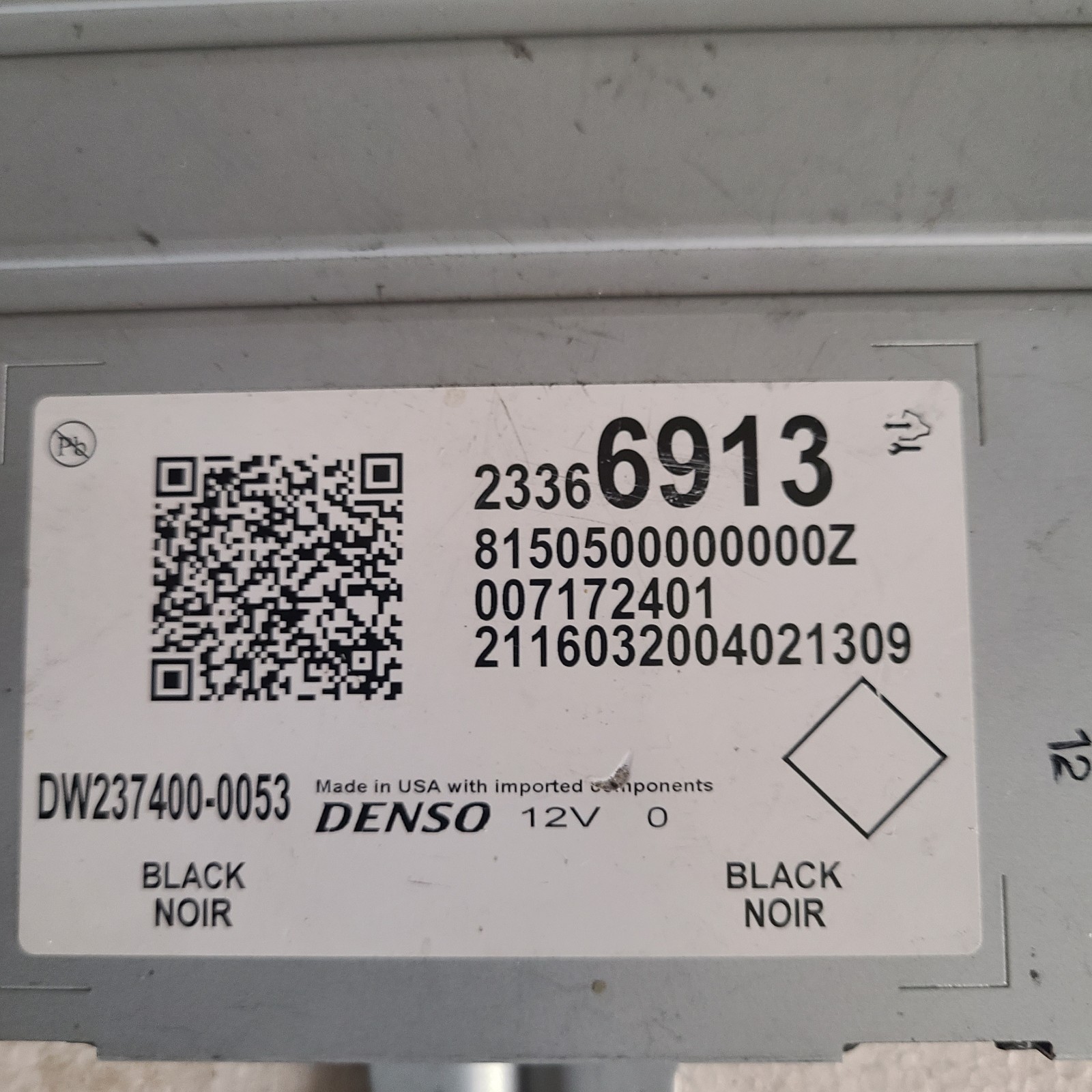 Denso Video Camera Prosesor Module GM