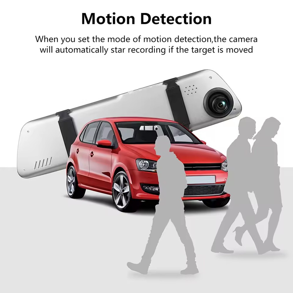 4.5 inch HD 1440P Car DVR Driving Recorder Dual Recording Night Vision G-sensor