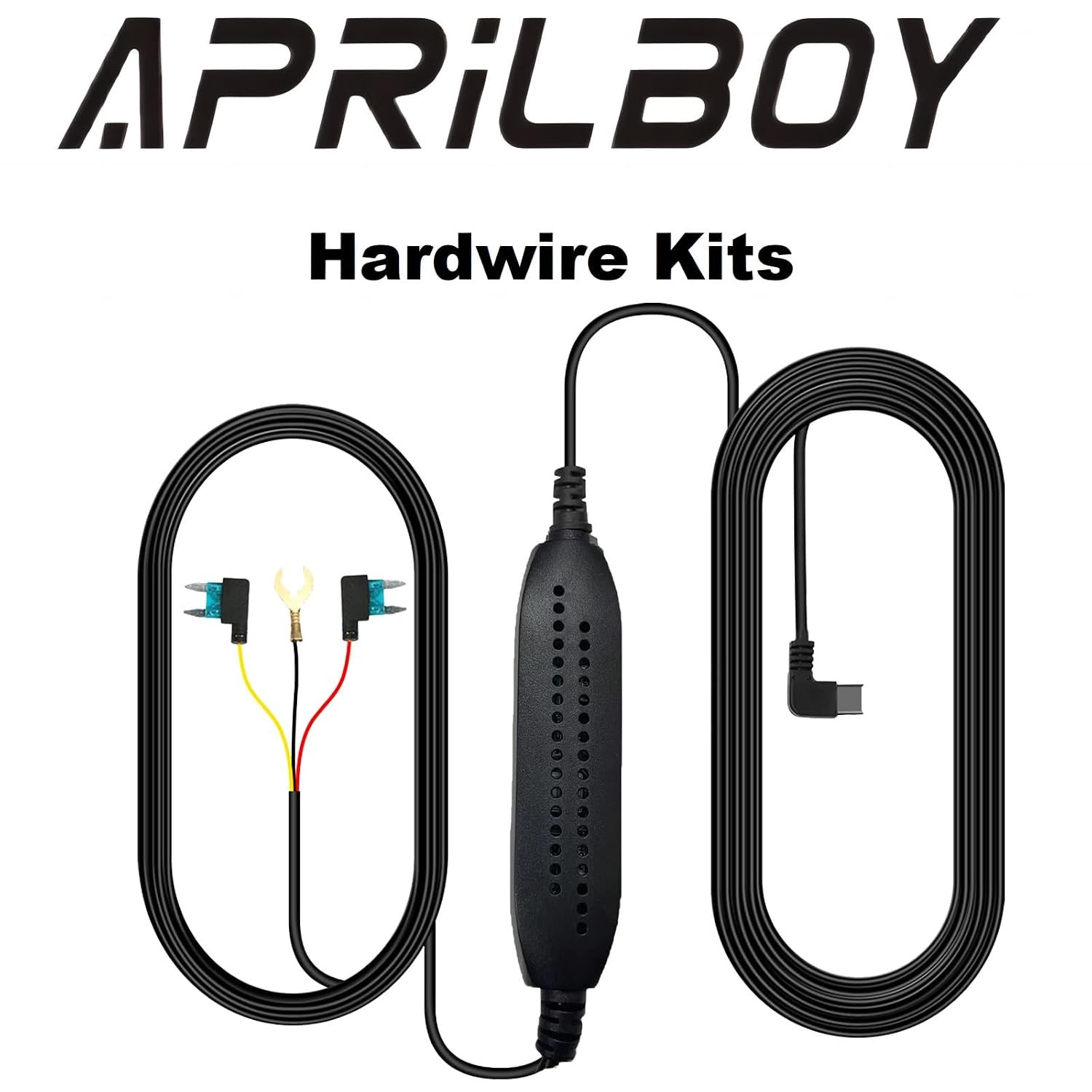 Type-C Hardwire Kit for 2 Channel Dash Cams with Fuse Taps