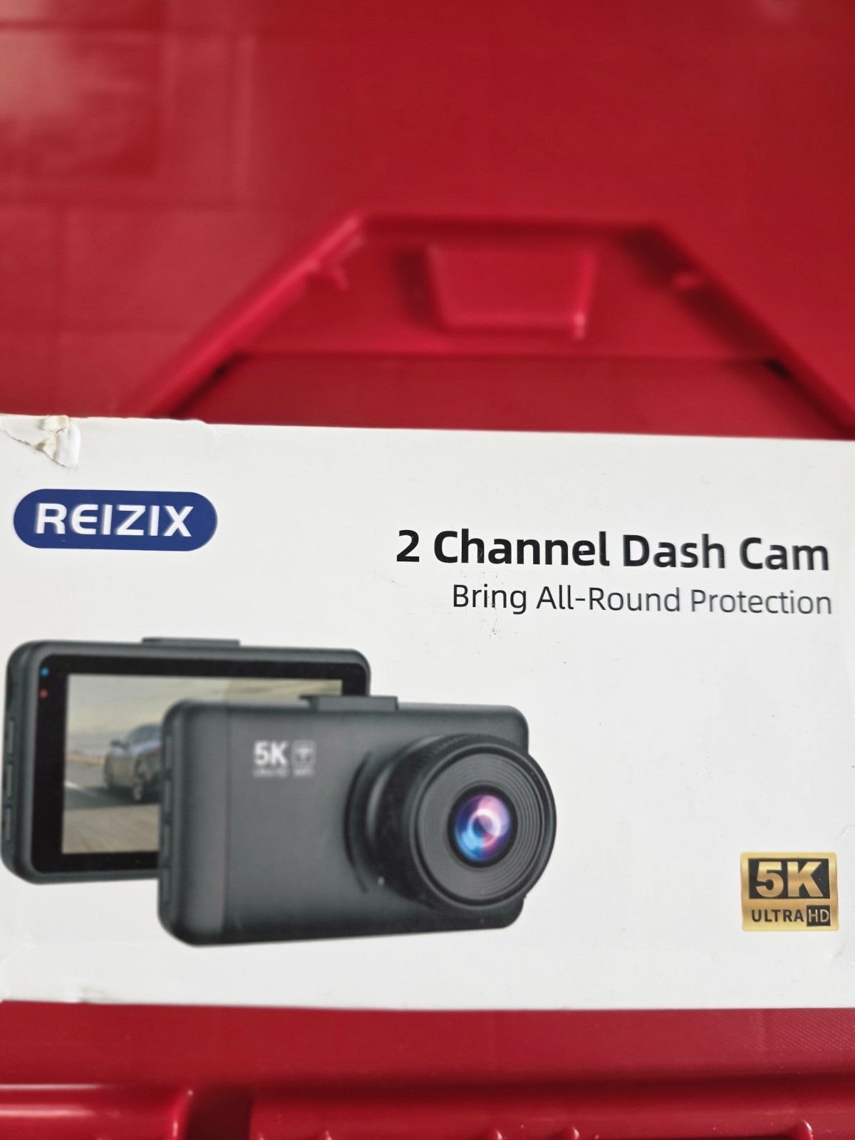 Reizix 2 Channel Dash Cam 3-inch IPS screen Open Box with Hardwire Kit Included