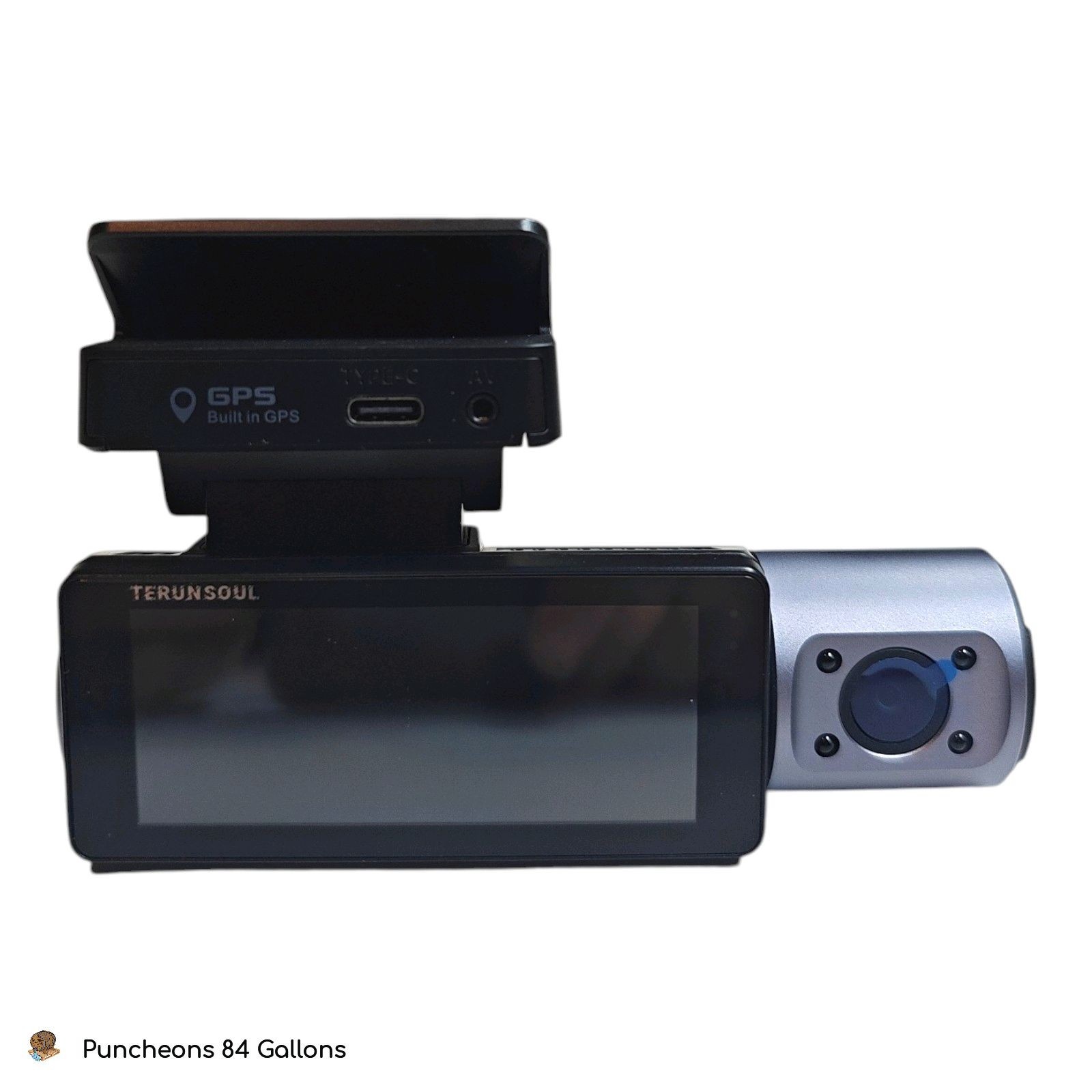 TERUNSOUL FW983A 4K 5.8GHz WiFi Dash Cam Front and Rear with 3.16″ IPS & GPS