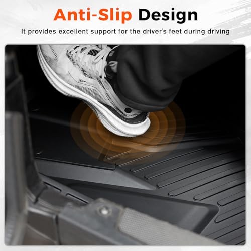 TPE Floor Mats for Polaris RZR XP 1000 / XP 4 1000 2024/2025 | Non-Slip Front