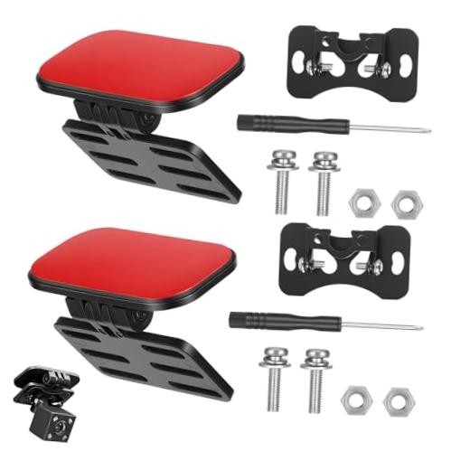 2PCS Dash Cam Car Rear Camera Bracket, Rear Camera Holder Set, Universal