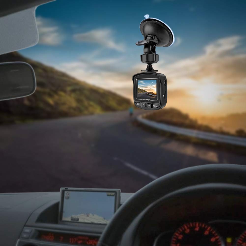 Dash Camera Suction Cup Mount Dashcam Mounts Holder with 14 Ball Joints Adapter