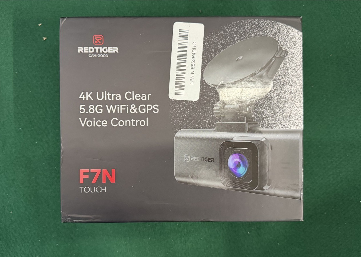 Red Tiger F7N Touch 4K Front Rear Dash Cam