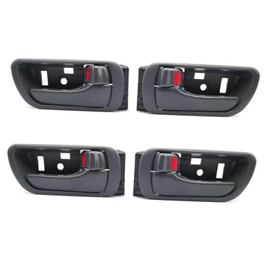4PCS Interior Door Handles for Toyota Camry 2002-2006, Front & Rear Inside Gray