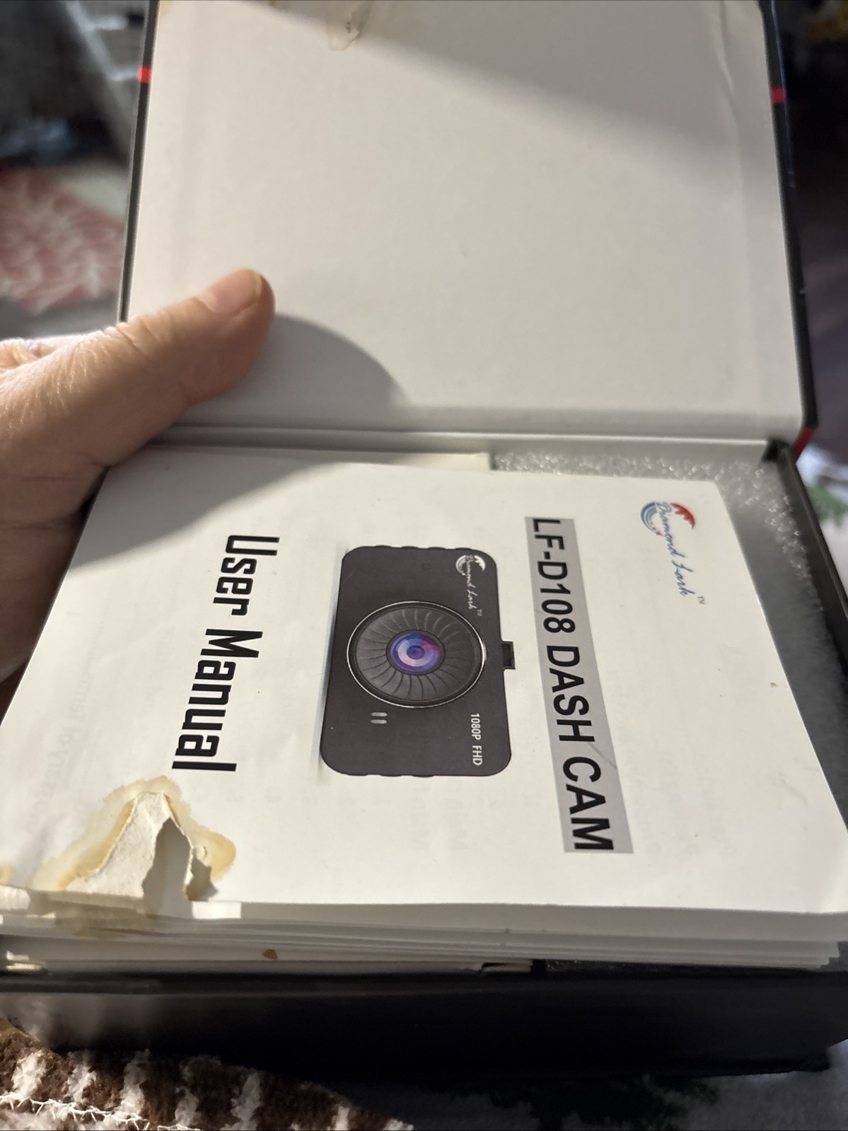 DIAMOND LARK 1080P FHD DASH CAMERA LF-D108. READ DESCRIPTION