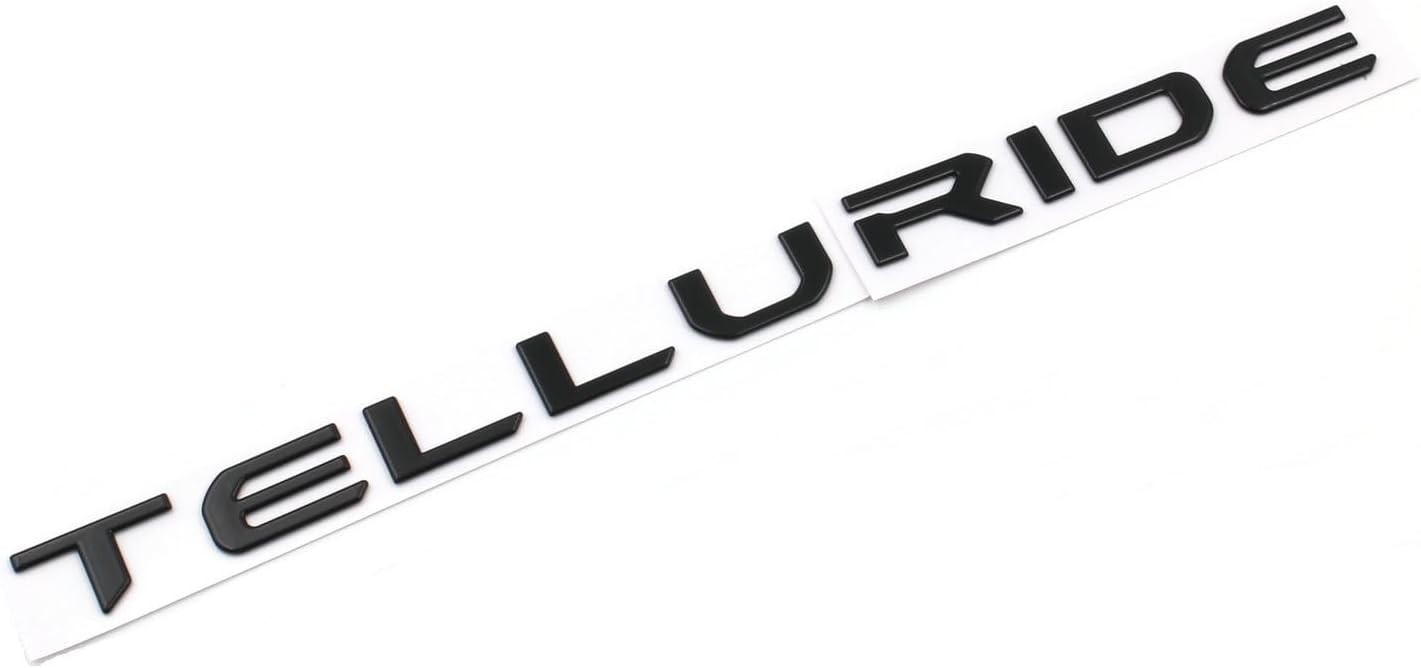 Gloss Black XPRO Telluride Emblem for Front/Rear – Fits 2023+