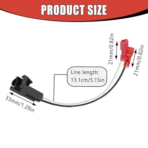 2 Pack Speaker Harness Replacement Compatible with Select 1988-UP GM Vehicles,