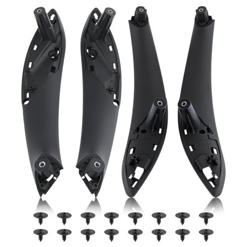 Carbhub Set of 4 Front Rear Left Set Interior Door Pull Handle Armrest Panel
