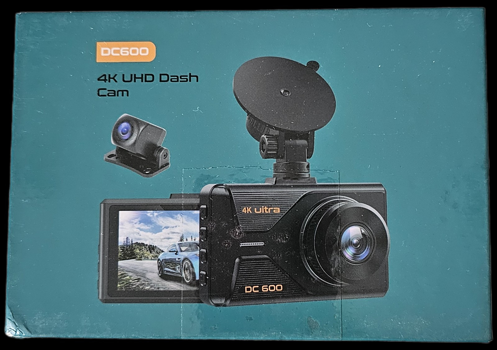 SPADE Dash Cam Front & Rear 4K+1080P WiFi GPS Camera Night Vision & Parking Mode
