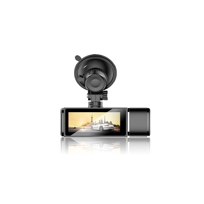 New 3.16inch IPS HD Screen Outside Inside Recording Night Vision Dual Lens 1080p