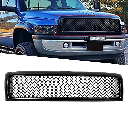 Grille Compatible For Dodge Ram 1500 2500 3500 Mesh Front Grille 1994 1995