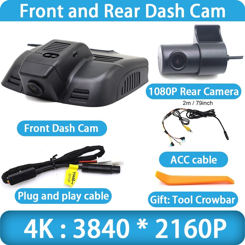 4K Wifi DVR Dash Cam Camera for Mercedes Benz C E Class W204 W212 S212 C207 A207