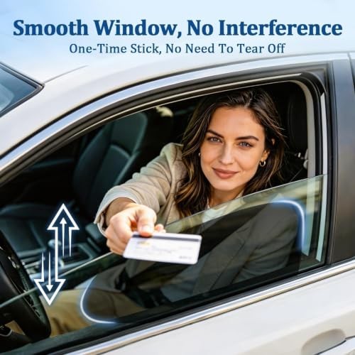 4PCS Car Window Shades, Roll Windows Down丨Static Cling丨No 4 Pack Side Windows