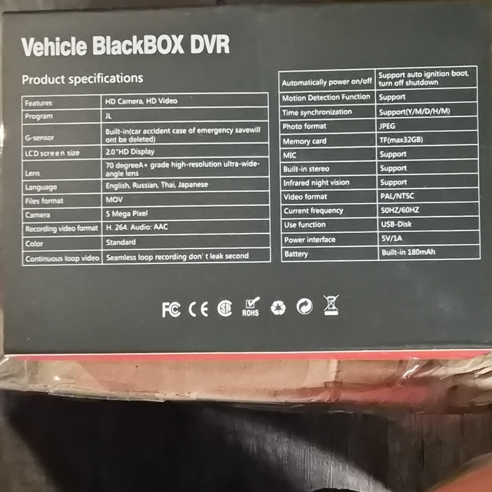 Premium DASH CAM 4K FULL HD 1080 LOOP RECORDING