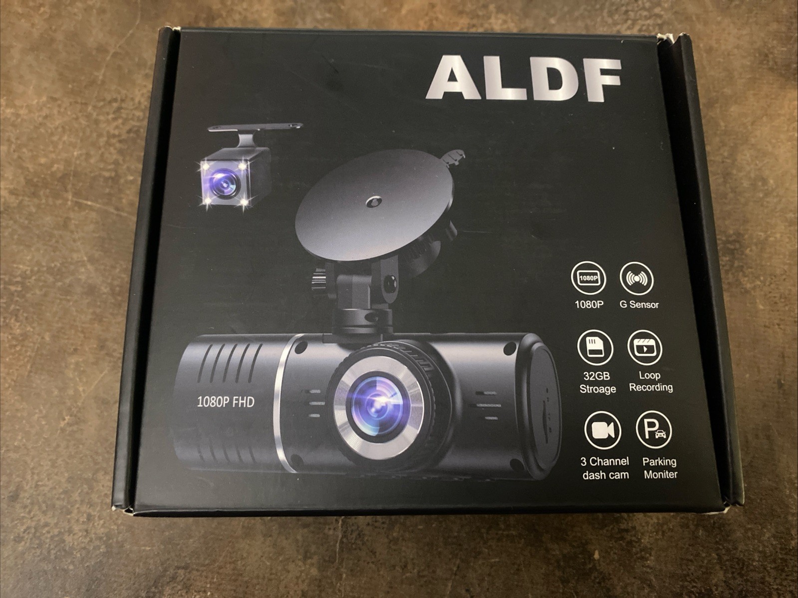 Aldf Dash Cam, 3 Channel Dash Cam, 4K+1080P Dash Cam Front and Inside