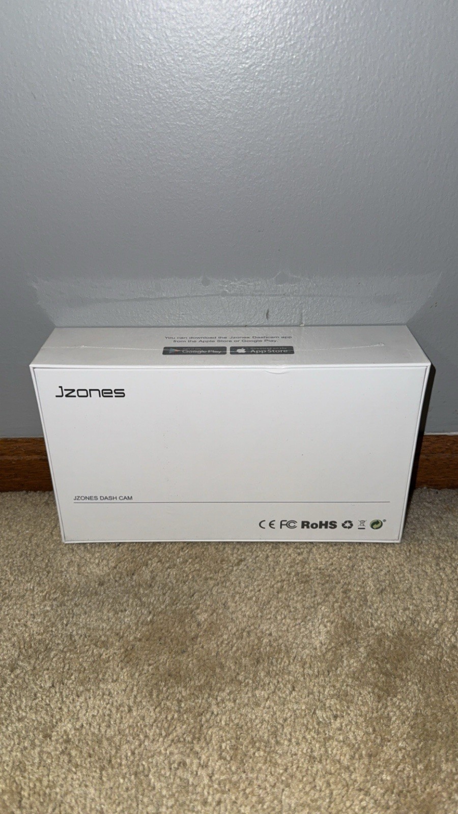 Jzones Dash Cam V620 High-Resolution 1080p Front and Rear