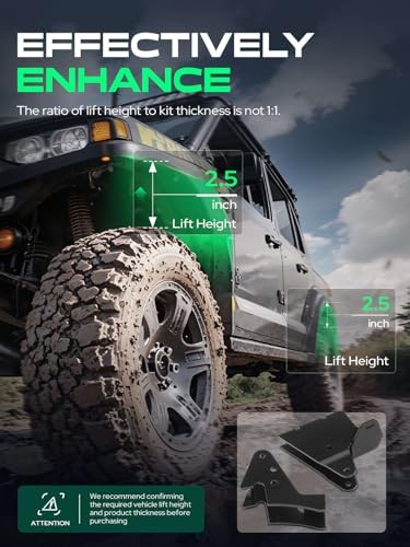 2.5 Inch Front & Rear Full Leveling Lift Kit Compatible with Can-Am