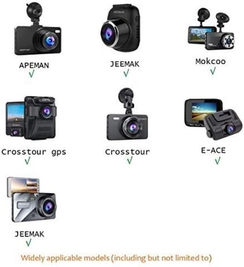 Compact Dash Cam Suction Cup Mount – Easy Install for Various Dashboards