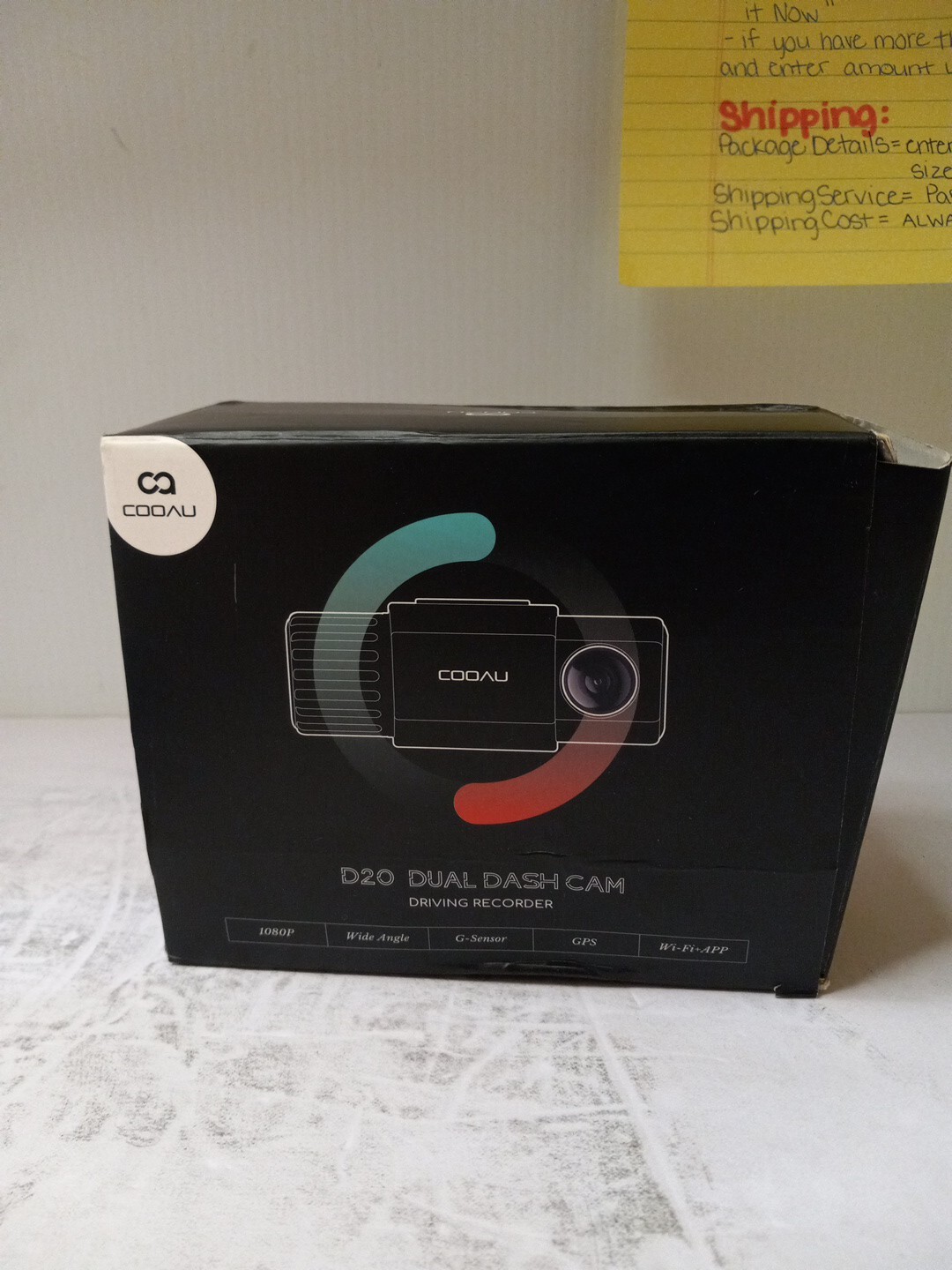 COOAU D20 Dual Dash Cam SEE DESCRIPTION
